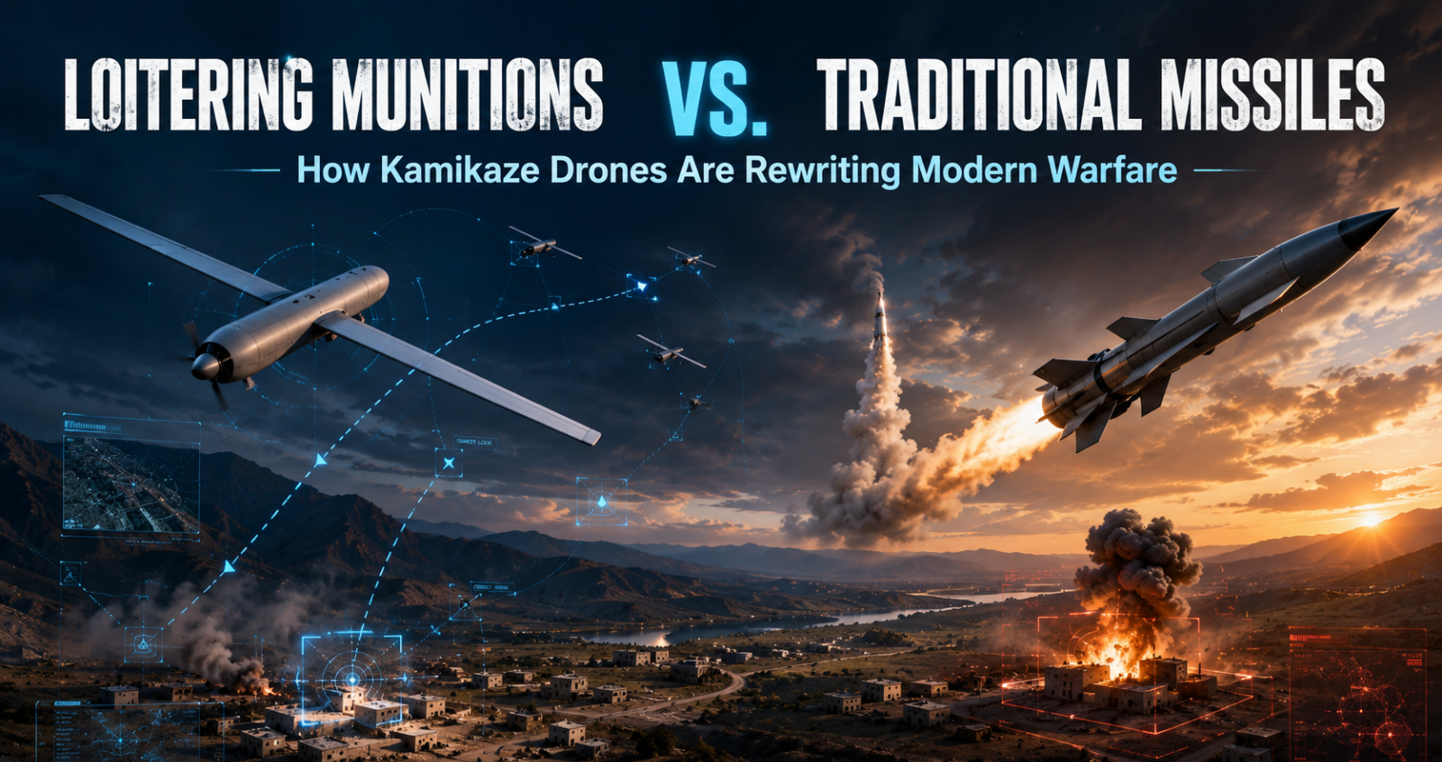 Loitering Munitions vs Traditional Missiles: How Kamikaze Drones Are Changing Warfare