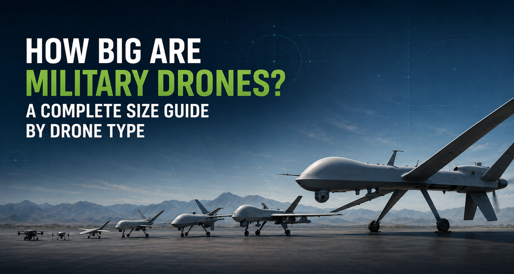 How Big Are Military Drones? A Complete Size Guide by Drone Type