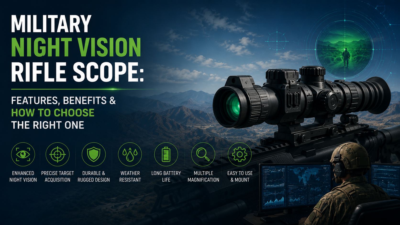 Military Night Vision Rifle Scope: Features, Benefits & How to Choose the Right One