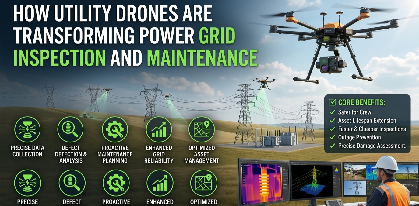 How Utility Drones Are Transforming Power Grid Inspection and Maintenance