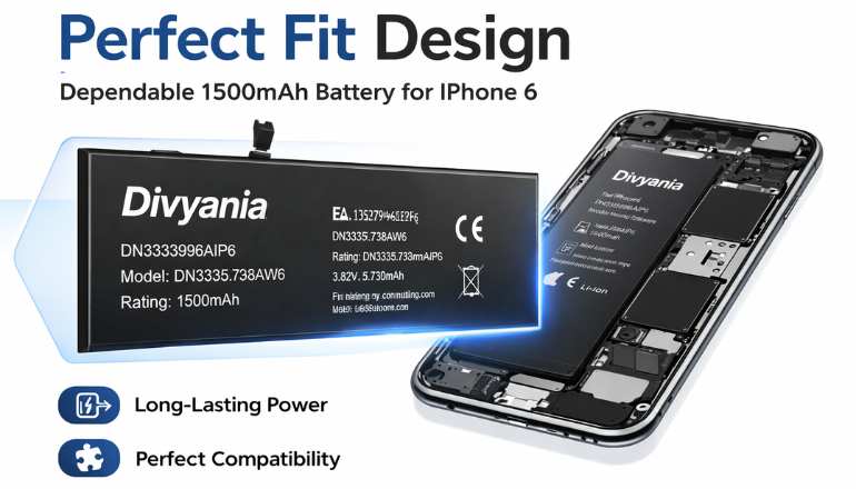 Stay Charged All Day with Divyania’s High-Capacity iPhone 6 Battery