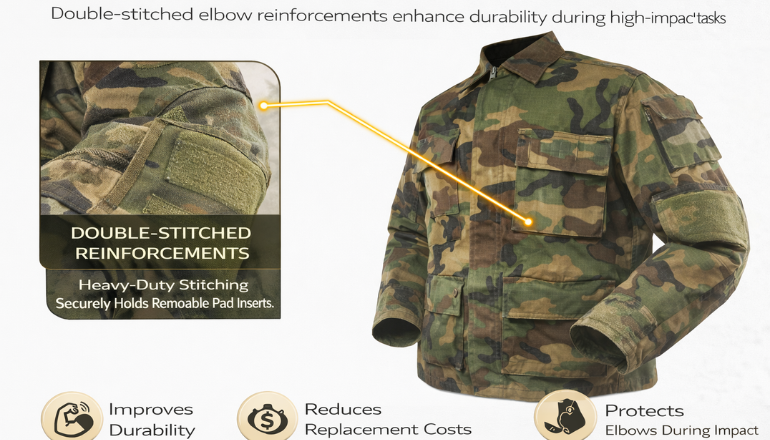 Tactical-Grade Reinforced Elbow Panelling