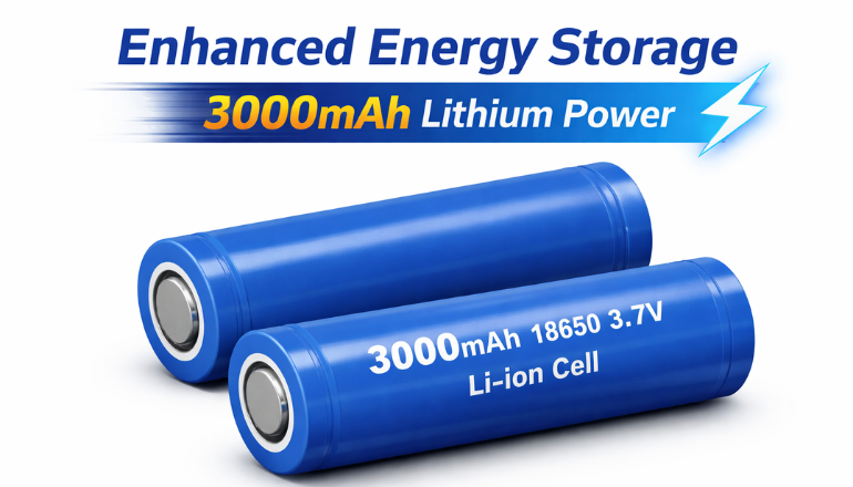 Enhanced Energy Storage – 3000mAh Lithium Power.