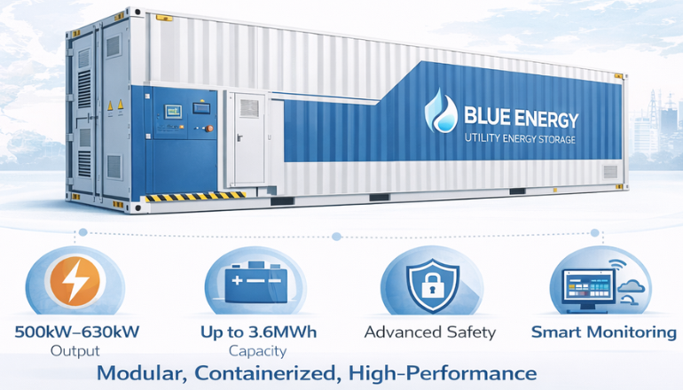 Blue Series ESS – Scalable, Smart, and Secure Energy Storage