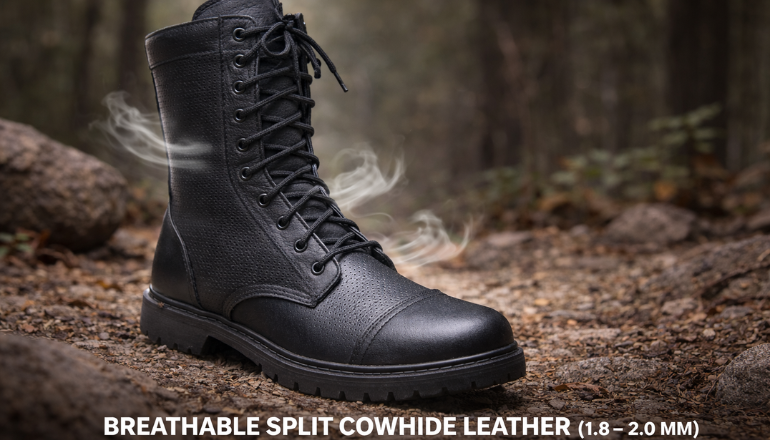 Breathable Split Cowhide Leather (1.8–2.0 mm)