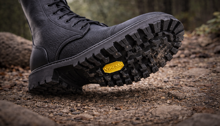 100% Rubber Outsole with Vibram® Option