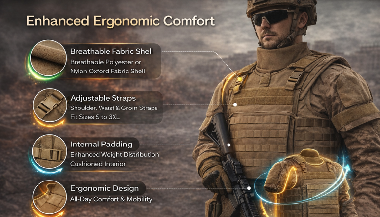 Enhanced Ergonomic Comfort